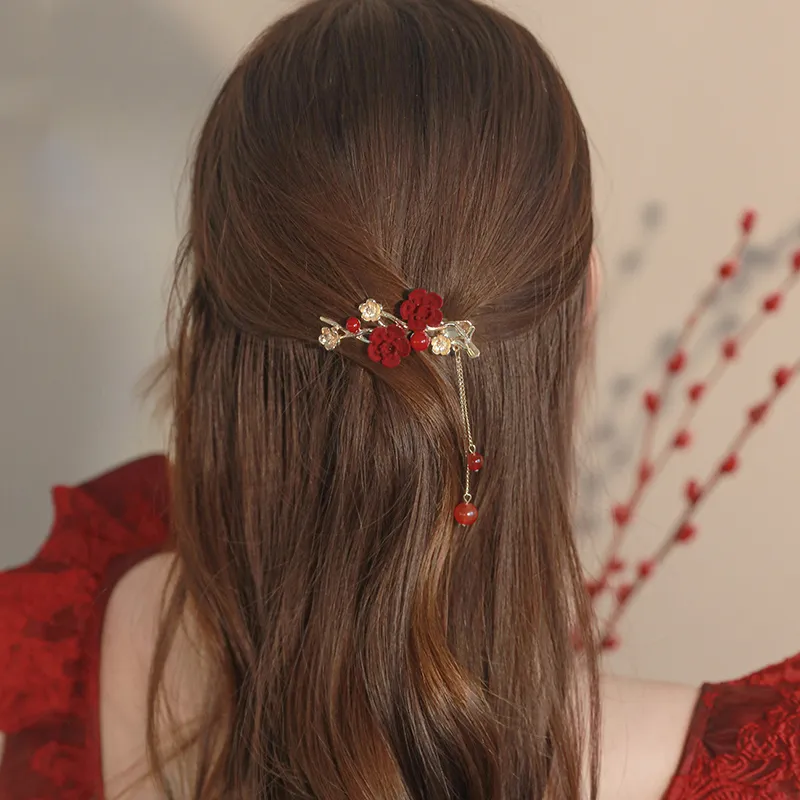 Enchanting Cat Alloy Hair Clips Women's-1