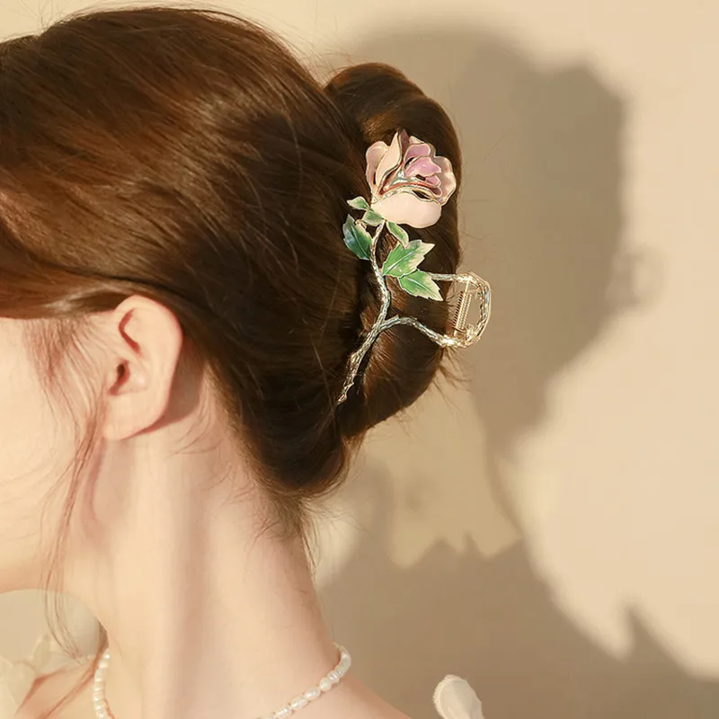 Enchanting Cat Alloy Hair Clips Women's-1