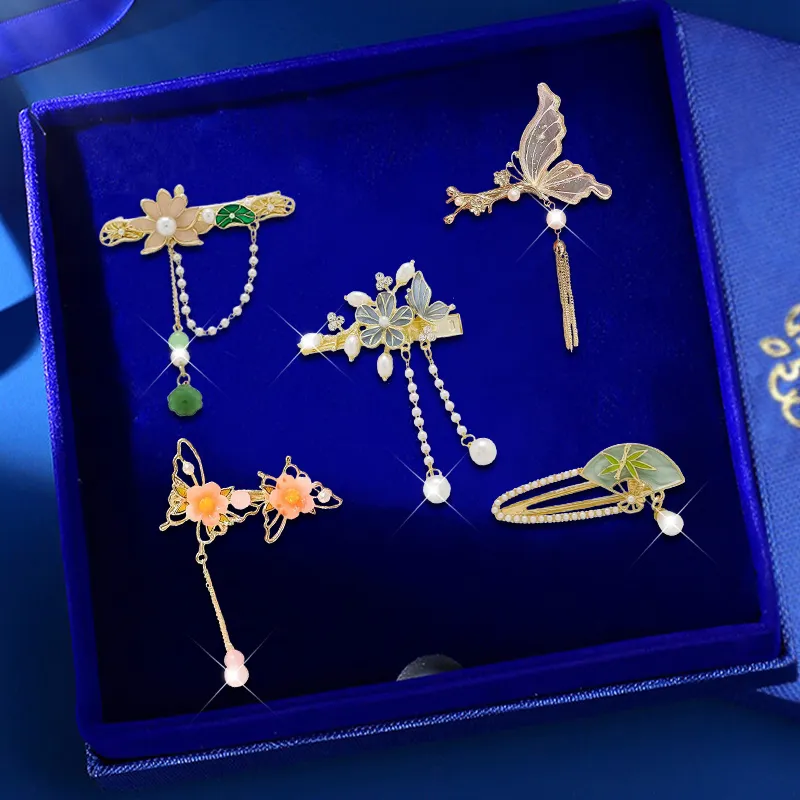 Enchanting Cat Alloy Hair Clips Women's-1