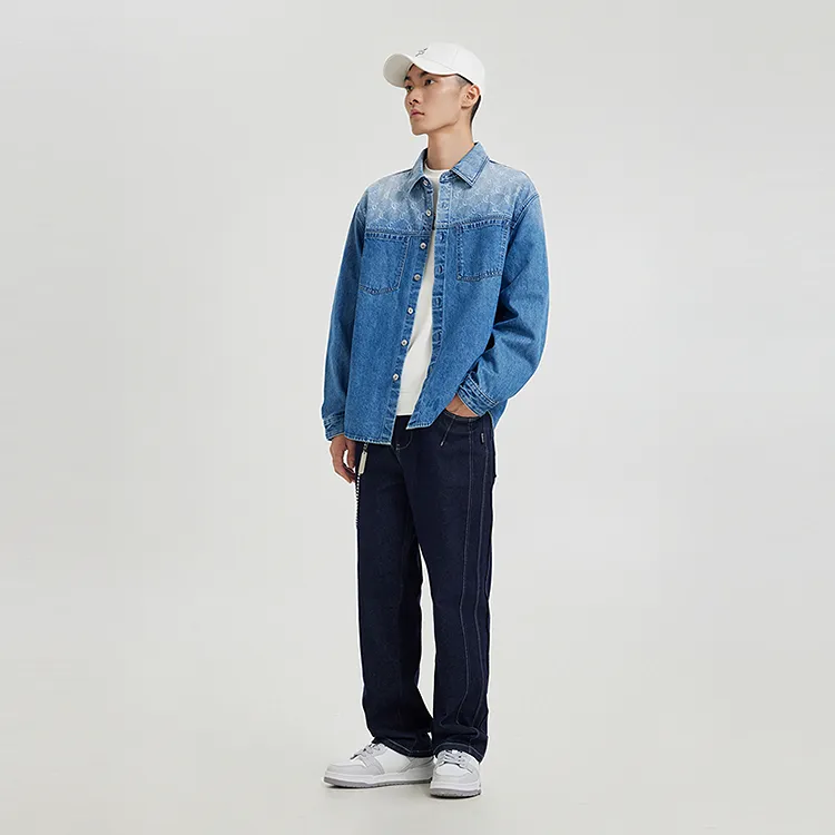 Cabbeen Shirts Men Cerulean 47-4