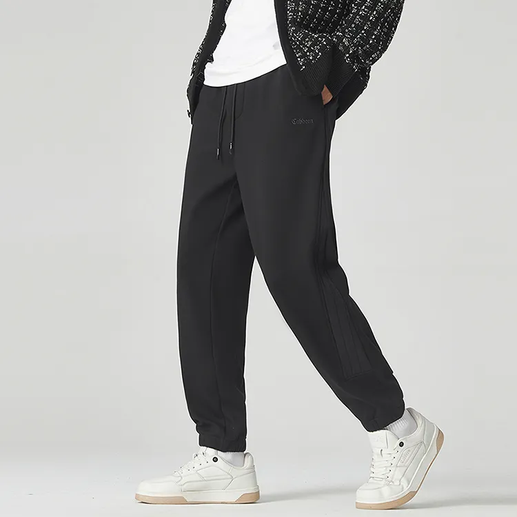 Cabbeen Casual Pants Men's Coal Black-2