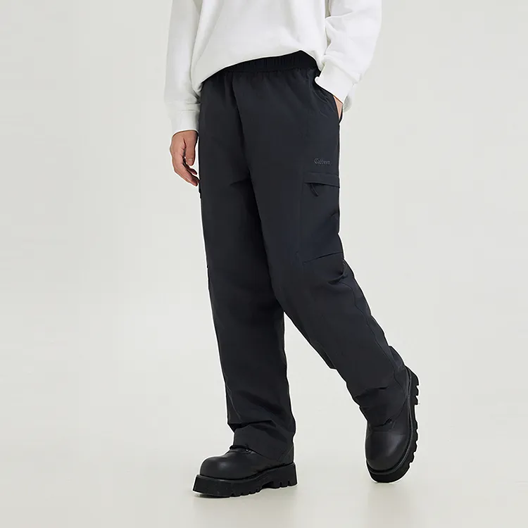 Cabbeen Casual Pants Men's Coal Black-3