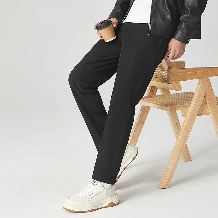 Cabbeen Casual Suit Pants Men's-11