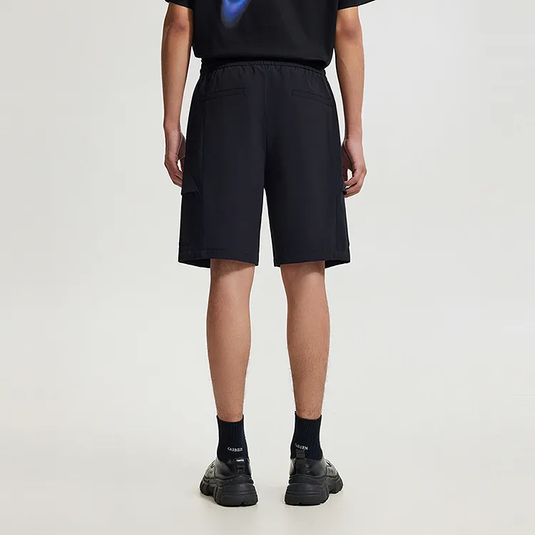 Cabbeen Casual Shorts Men's Coal Black-3