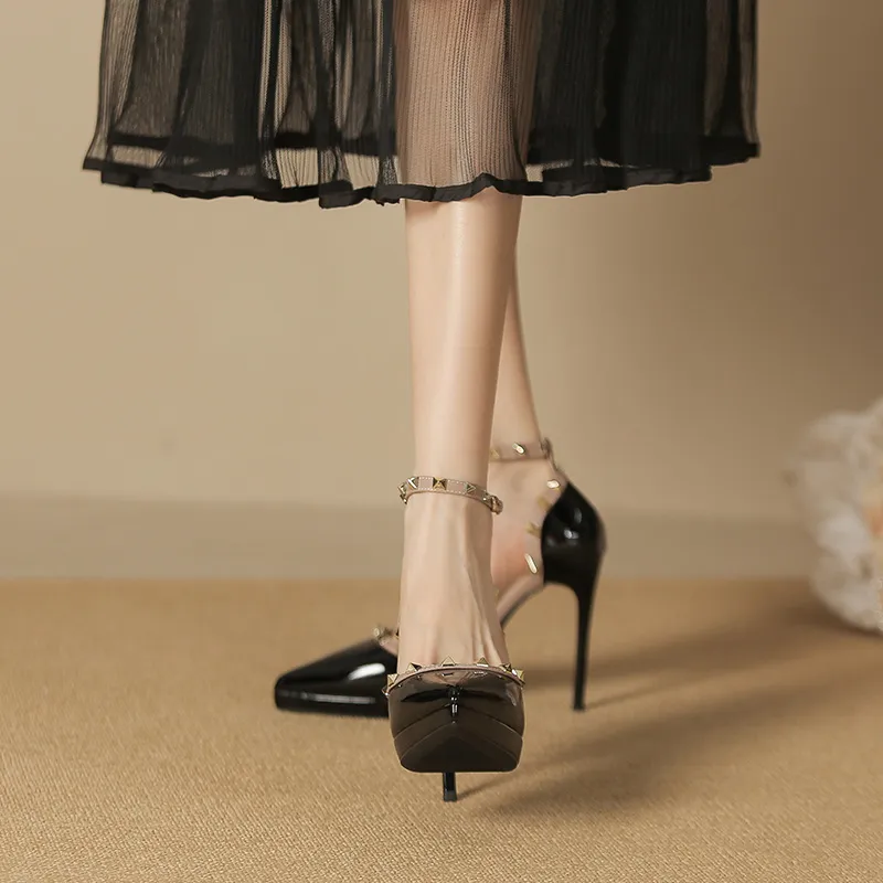 RoseDoris Slim Heel High Heels Women's-4