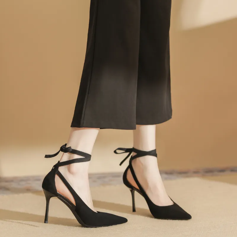 RoseDoris High Heels Women's Black-7