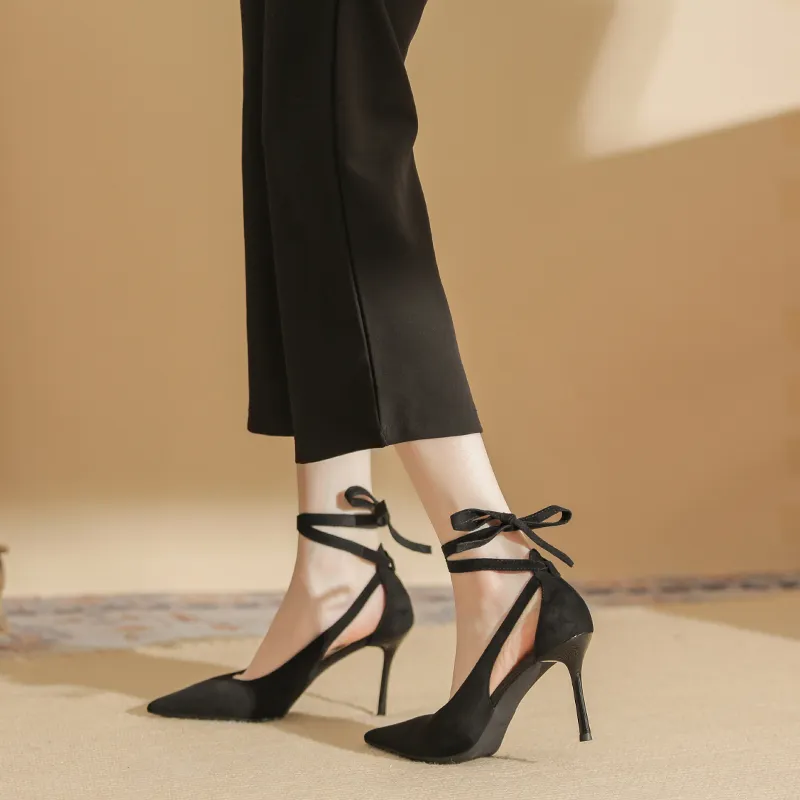 RoseDoris High Heels Women's Black-9
