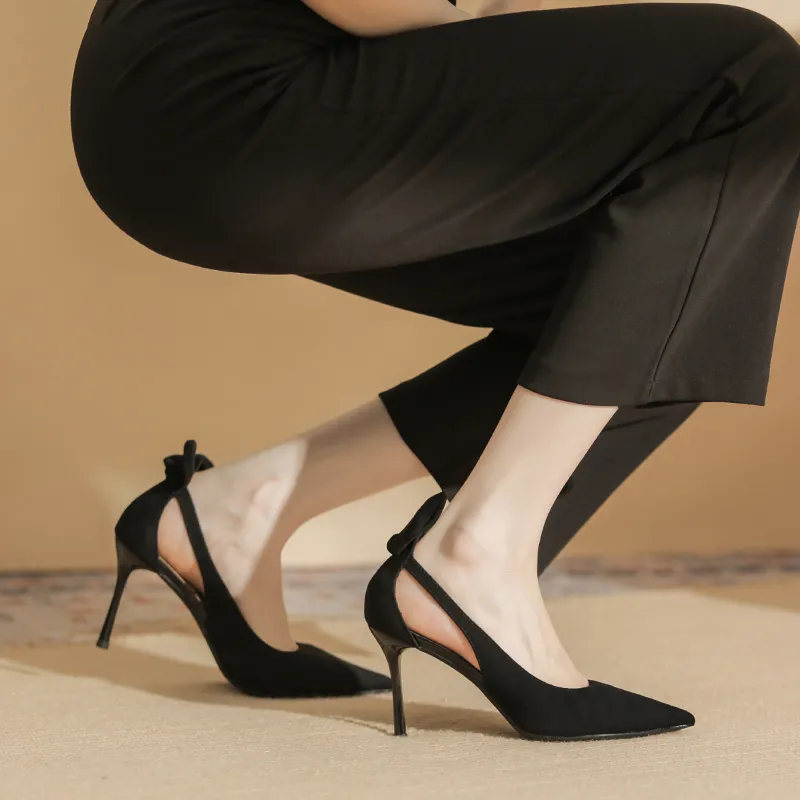 RoseDoris High Heels Women's Black-4