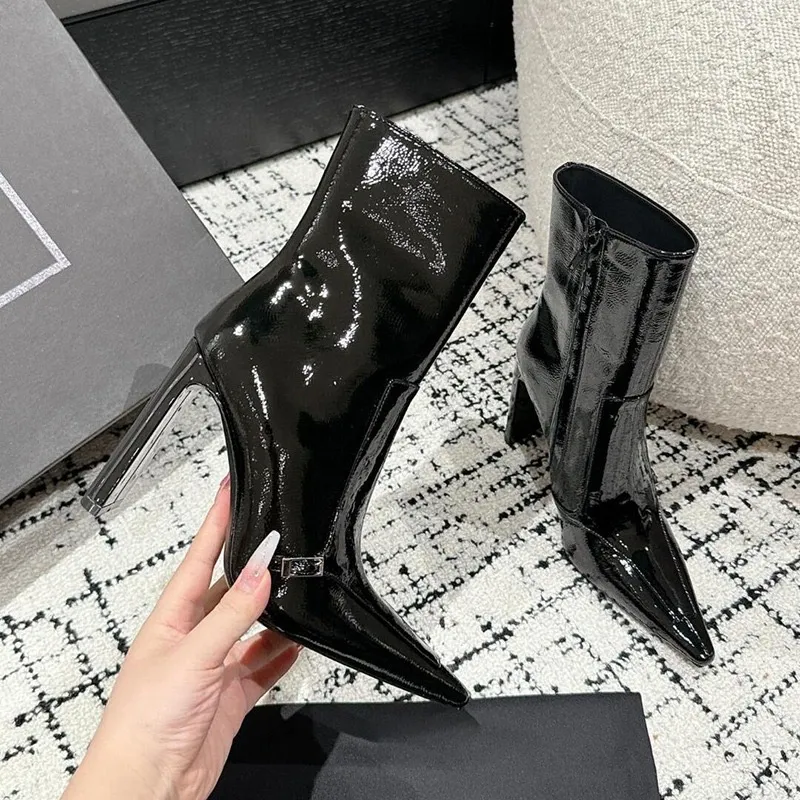 RoseDoris Ankle Boots 9.5cm Women's Black-1