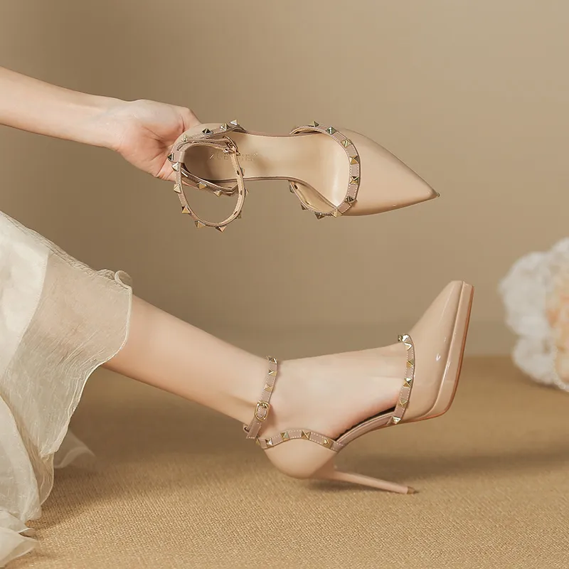 RoseDoris Slim Heel High Heels Women's-7