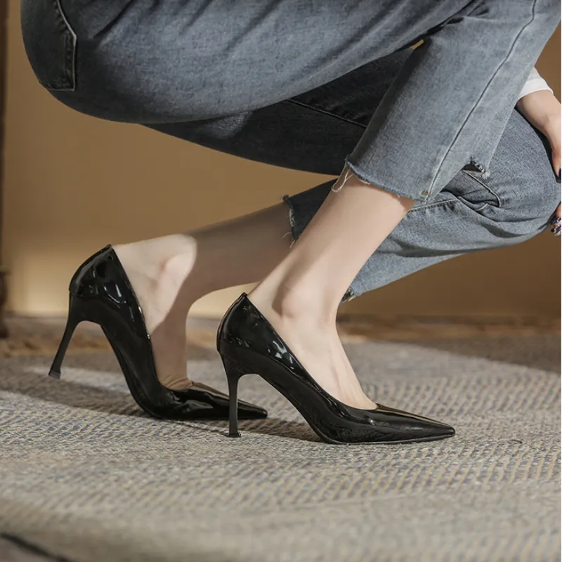 RoseDoris Slim Heel High Heels 8cm Women's-2
