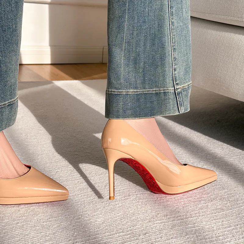 RoseDoris Slim Heel High Heels 9cm Women's-7