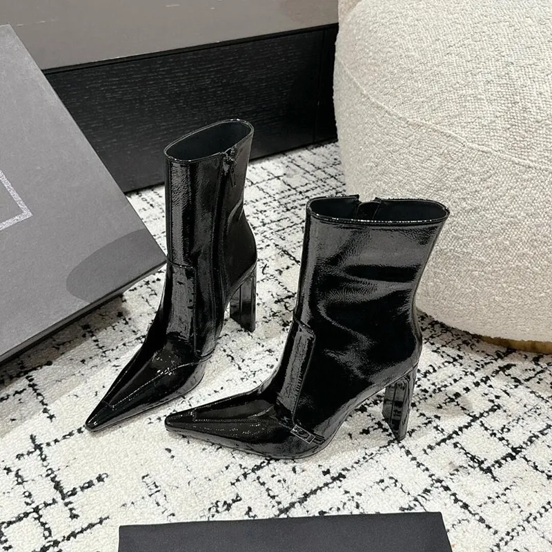 RoseDoris Ankle Boots 9.5cm Women's Black-2