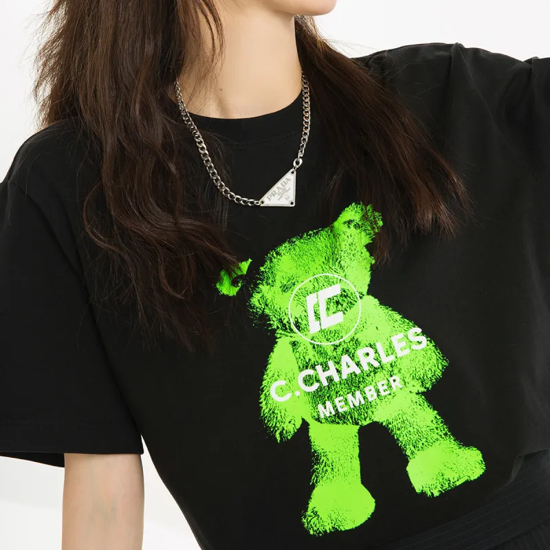 Chester Charles T-Shirt Unisex Black-4