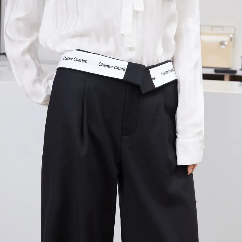 Chester Charles Casual Pants Women's Black-3