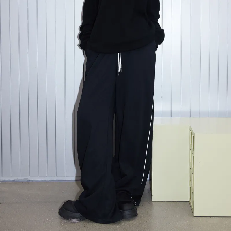 Chester Charles Casual Pants Unisex Black-2