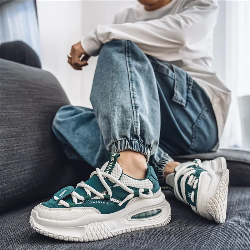 Bull Thunder Lightweight Height Increasing Low-Top Casual Shoes Men's-13