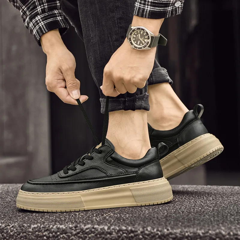 Bull Thunder Non slip Wear resistant Shock Absorption Low Top Skateboard Shoes Men's-7