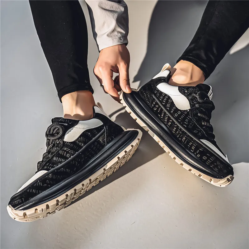 Bull Thunder Breathable Height Increase Low Top Casual Shoes Men's-14