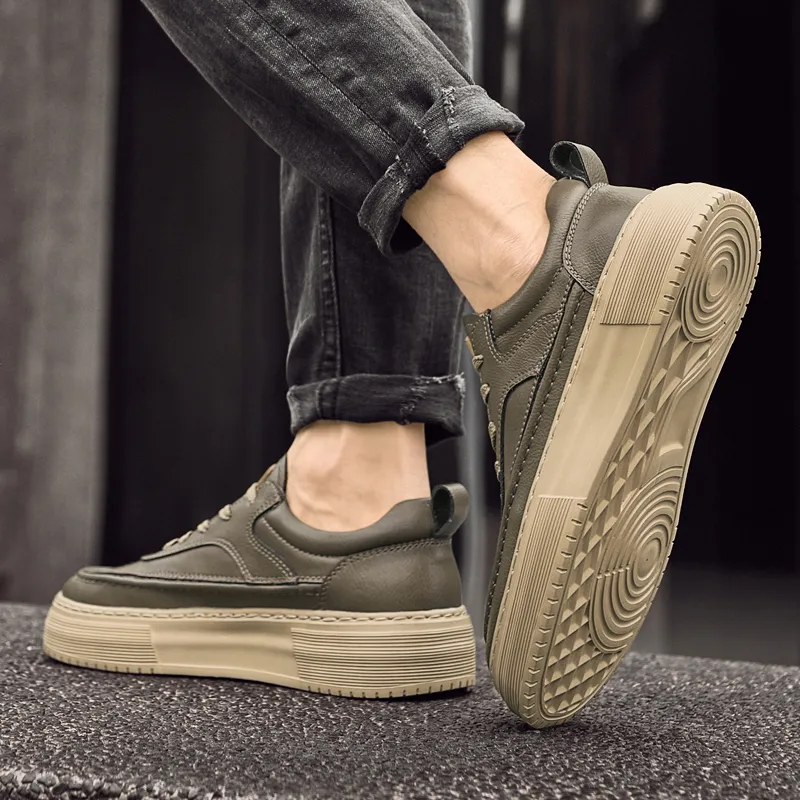 Bull Thunder Non slip Wear resistant Shock Absorption Low Top Skateboard Shoes Men's-3