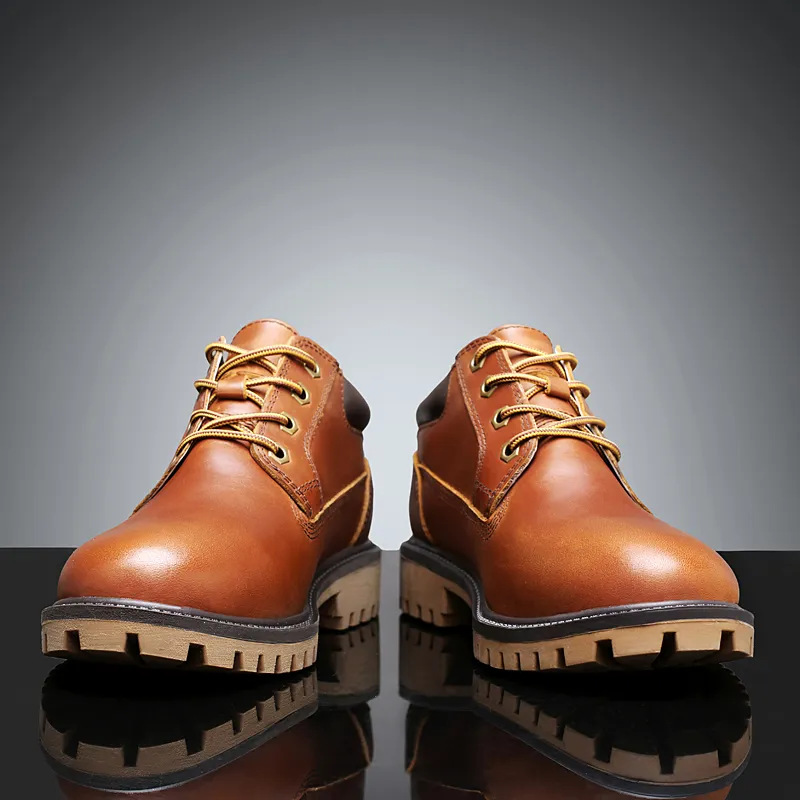 Bull Thunder Work Boots Unisex Brown-2
