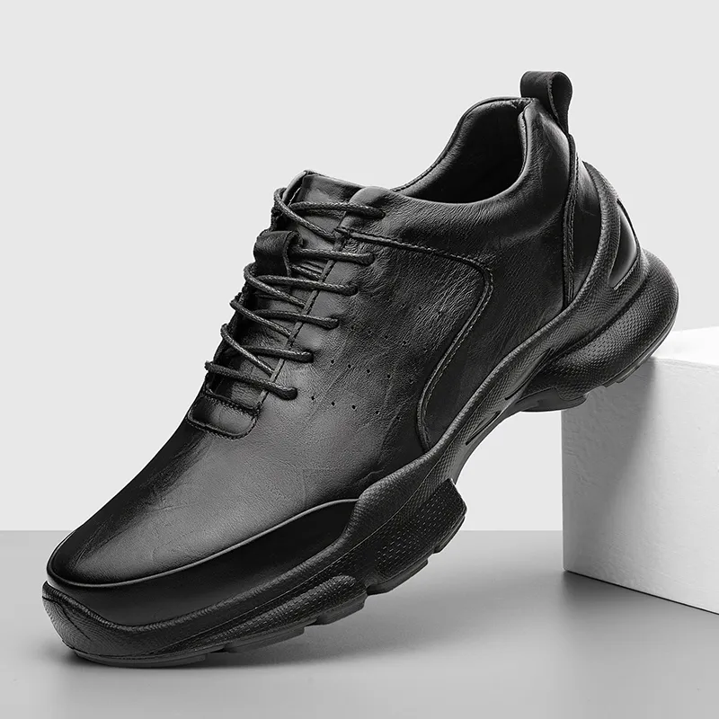 Bull Thunder Breathable Height Increase Low Top Casual Shoes Unisex-13
