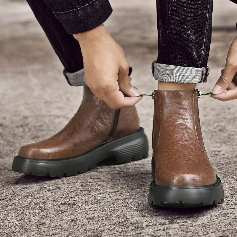 Bull Thunder Ankle Boots Men-12