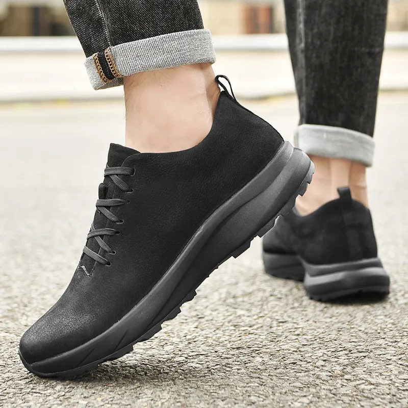 Bull Thunder Low Top Casual Shoes Men's Black-6