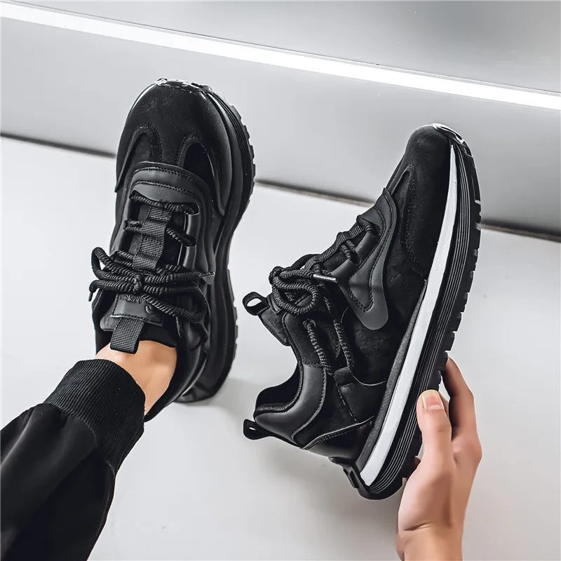 Bull Thunder Cushioning Height Increase Low Top Chunky Sneakers Men's-12