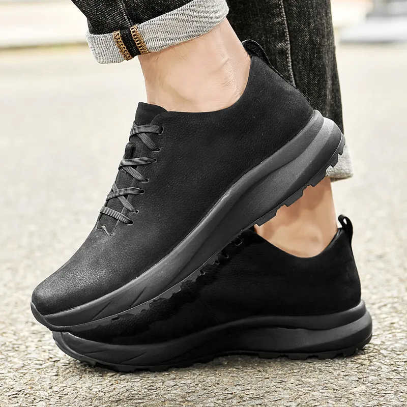 Bull Thunder Low Top Casual Shoes Men's Black-5