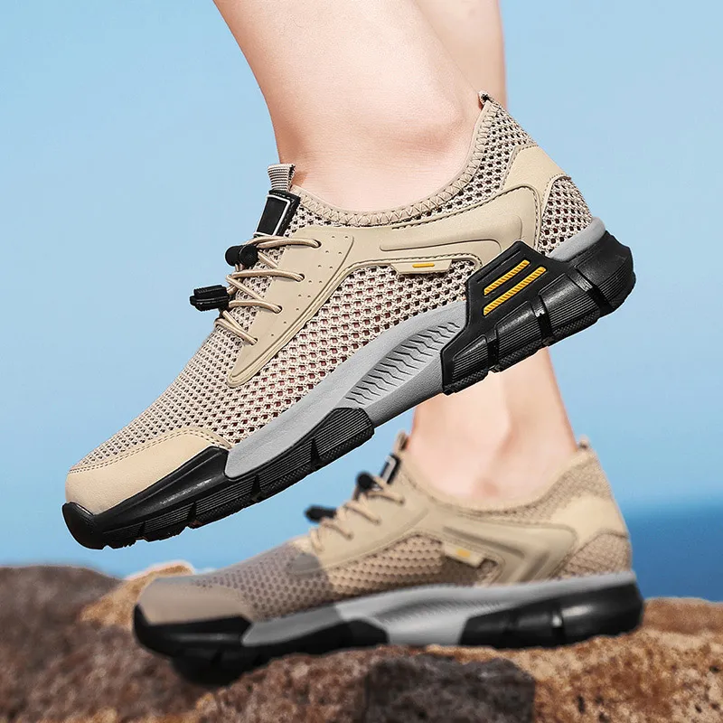 Bull Thunder Anti Slip Wear Resistant Low Top Casual Shoes Men's-14