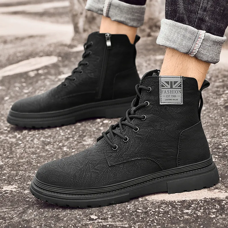 Bull Thunder Crew Martin Boot Men's-3