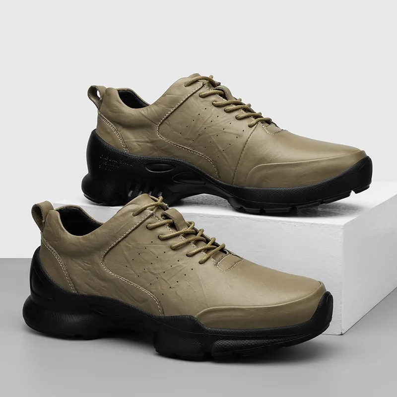 Bull Thunder Breathable Height Increase Low Top Casual Shoes Unisex-5