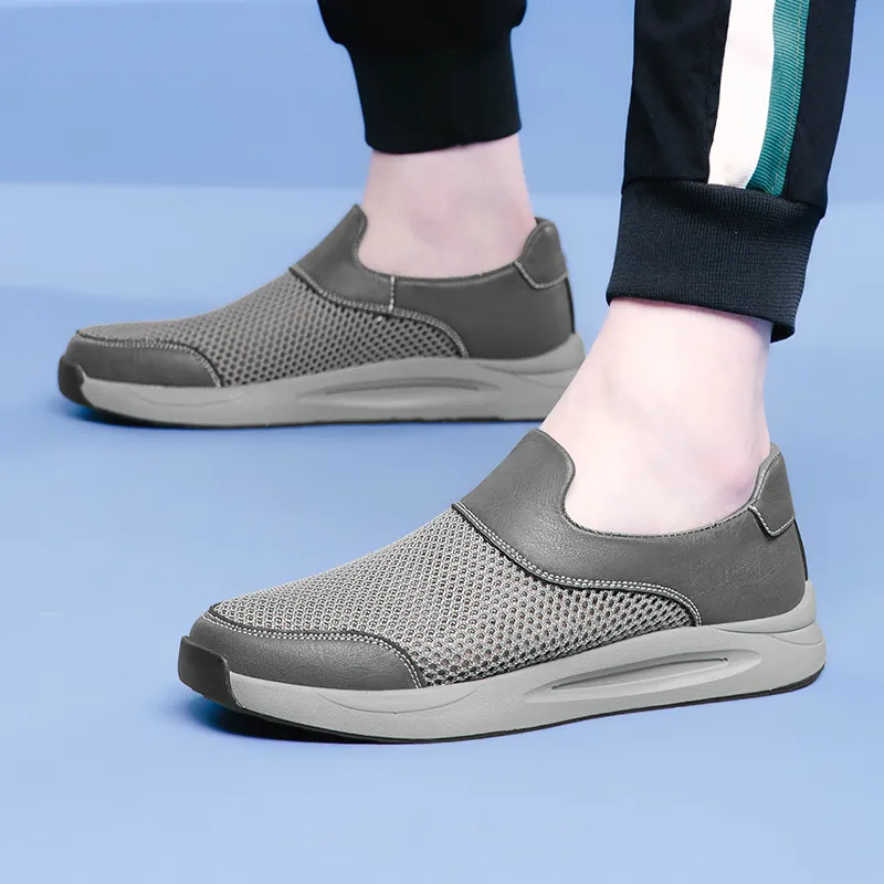 Bull Thunder Slip Resistant And Breathable Low Top Casual Shoes Men's-4