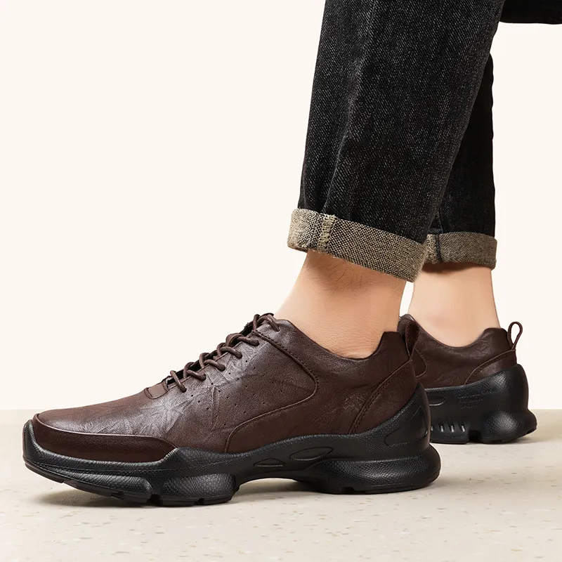 Bull Thunder Breathable Height Increase Low Top Casual Shoes Unisex-16