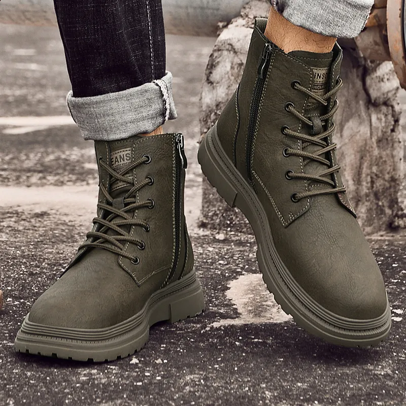 Bull Thunder Crew Martin Boot Men's-8
