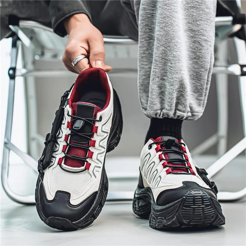 Bull Thunder Breathable Height Increase Low Top Chunky Sneakers Men's-11
