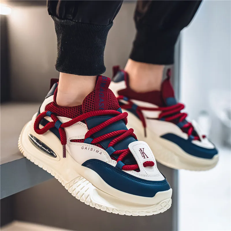 Bull Thunder Lightweight Height Increasing Low-Top Casual Shoes Men's-3