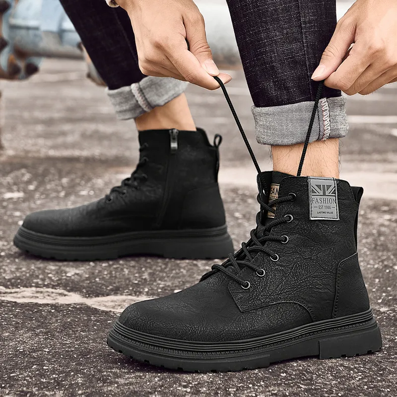 Bull Thunder Crew Martin Boot Men's-2