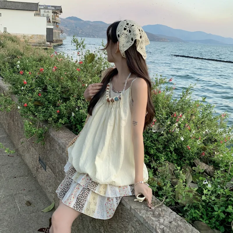 DEDY Slip Dress Women's Image Color-3
