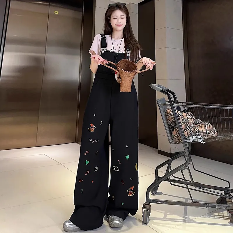 DEDY Overalls Women's Black-2