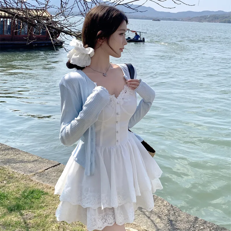 DEDY Two Piece Skirt Sets Women's-3