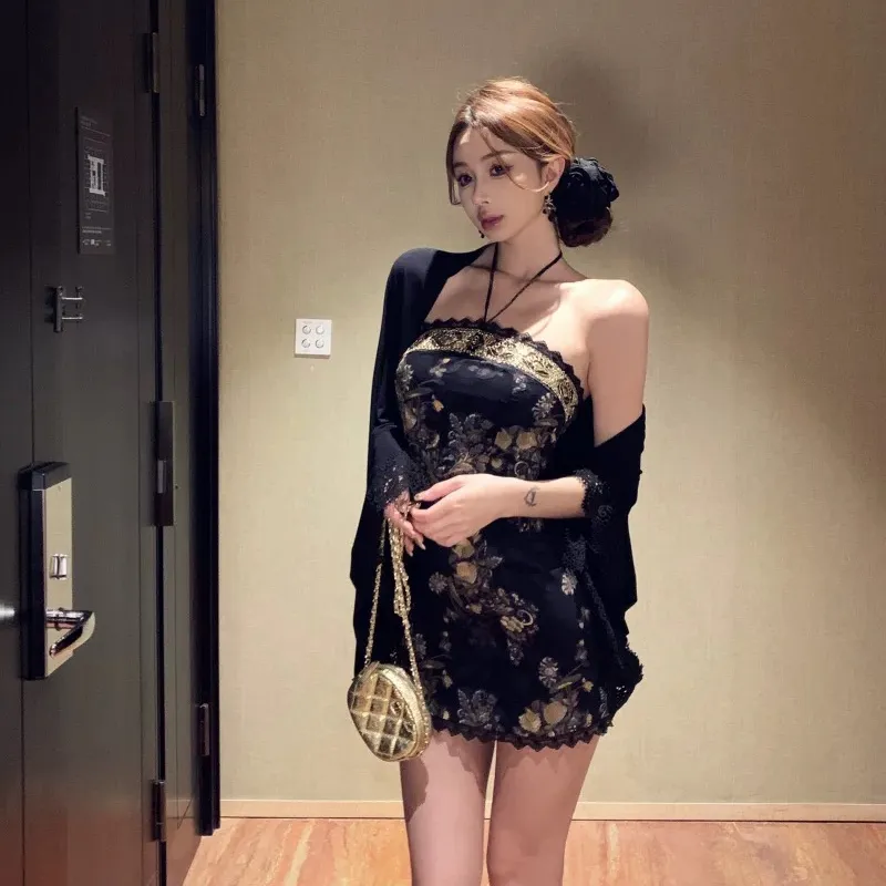 DEDY Two Piece Skirt Sets Women's-1