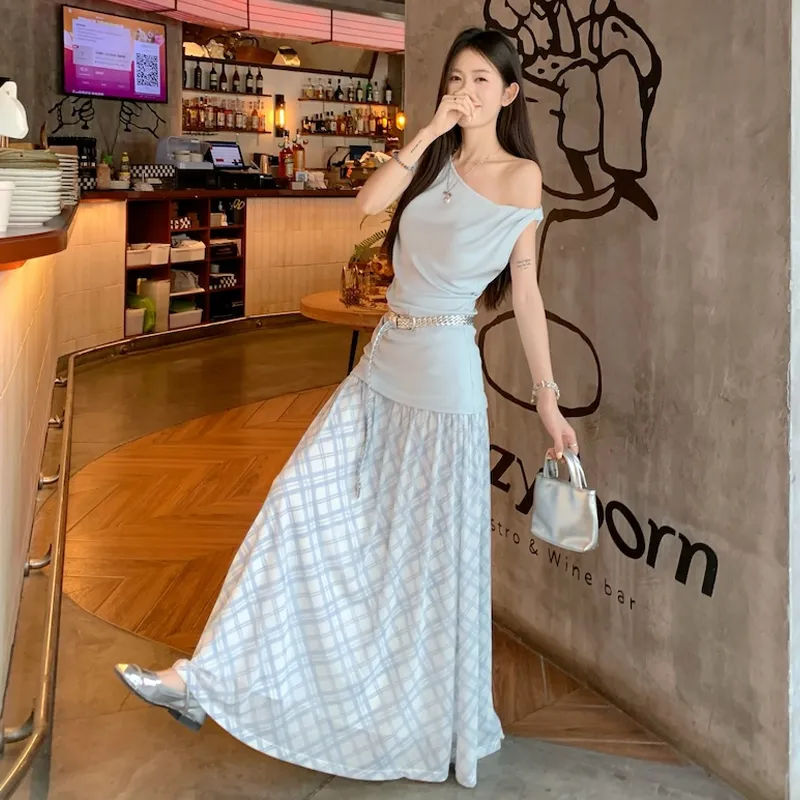 DEDY Two Piece Skirt Sets Women's-2