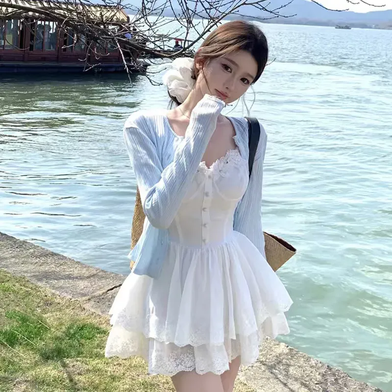 DEDY Two Piece Skirt Sets Women's-2