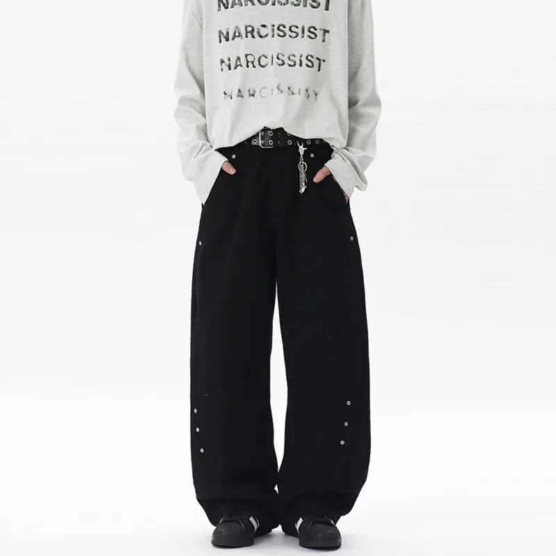 NEVER RULE Jeans Unisex-7