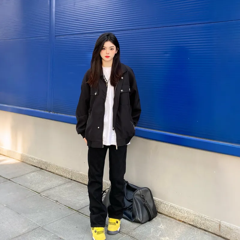 NEVER RULE Jackets & Coats Unisex Black-5