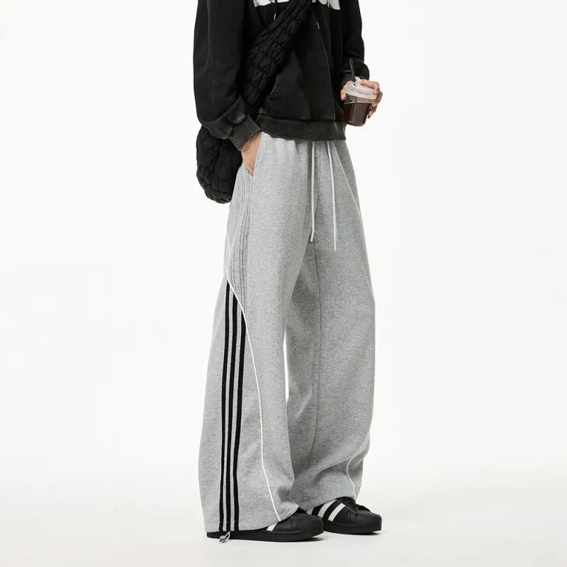 NEVER RULE Casual Pants Unisex Dark Gray-7