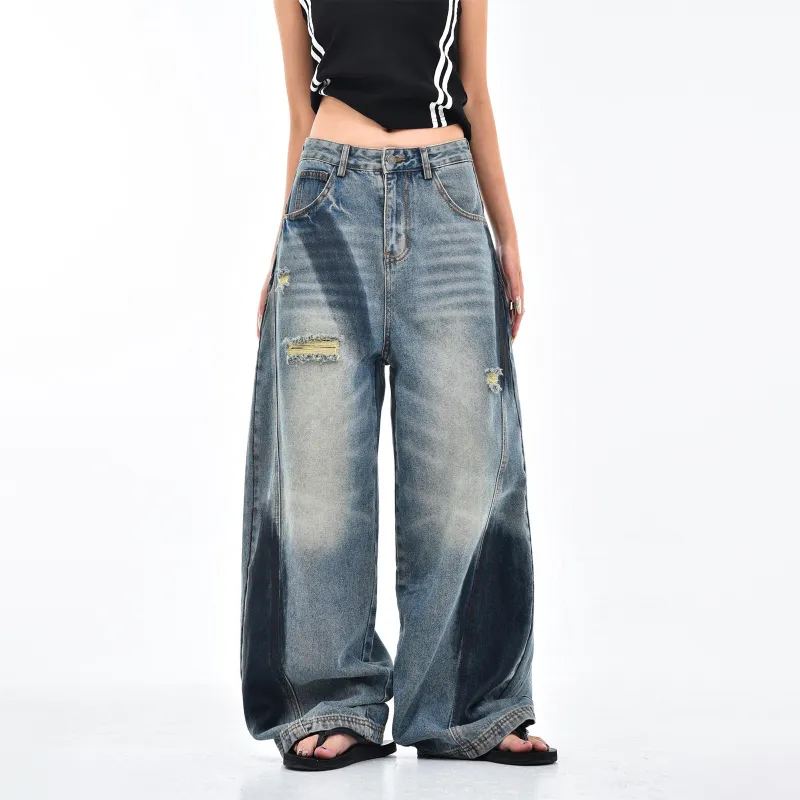 NEVER RULE Jeans Unisex Blue-1