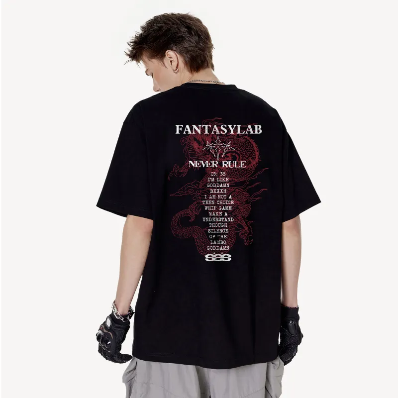NEVER RULE T Shirts Unisex-4